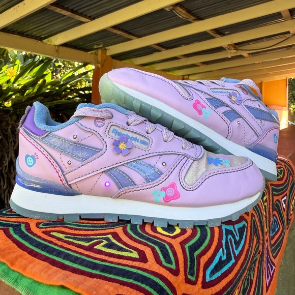 Reebok Other - Reebok Classic Leather Step N Flash My‎ Little Pony Light-Up Sneakers Size 12